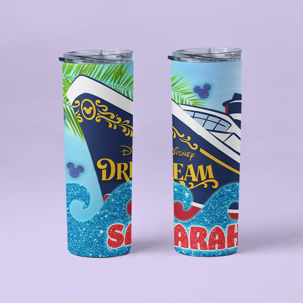 Disney Cruise Personalized Tumbler - Two Crafty Gays