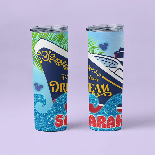 Disney Cruise Personalized Tumbler - Two Crafty Gays