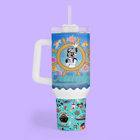 Disney Cruise 40 oz Quencher Tumbler - Two Crafty Gays