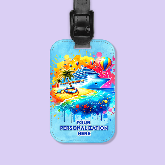 Cruise Squad Personalized Luggage Tag - Two Crafty Gays