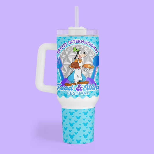 Disney Epcot 40 oz Tumbler - Food & Wine Festival - Two Crafty Gays