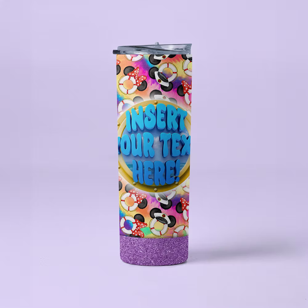 Disney Cruise Personalized Tumbler - Two Crafty Gays
