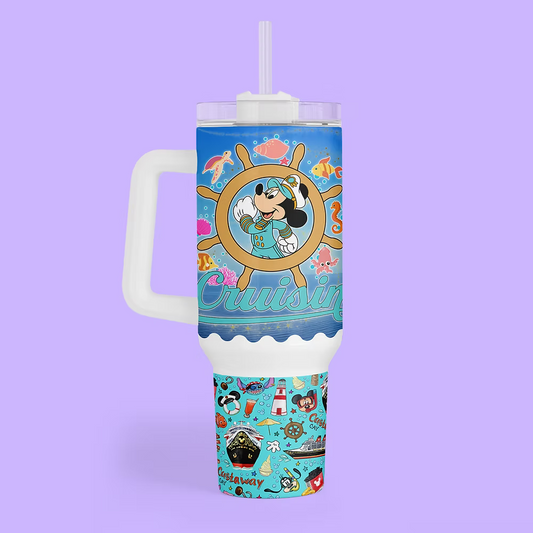 Disney Cruise 40 oz Quencher Tumbler - Two Crafty Gays