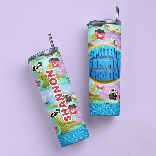 Disney Cruise Personalized Tumbler - Two Crafty Gays