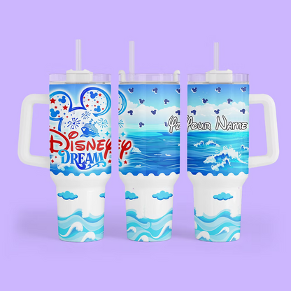 Disney Cruise 40 oz Quencher Tumbler - Two Crafty Gays