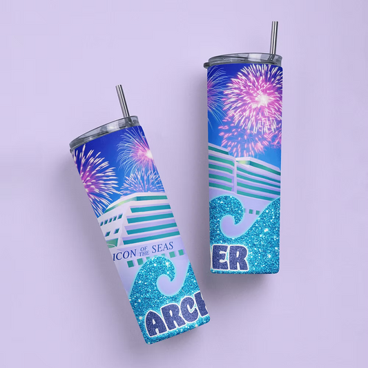 Royal Caribbean Personalized Tumbler - Two Crafty Gays
