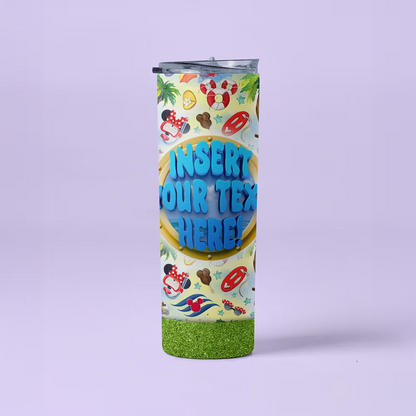Disney Cruise Personalized Tumbler - Two Crafty Gays