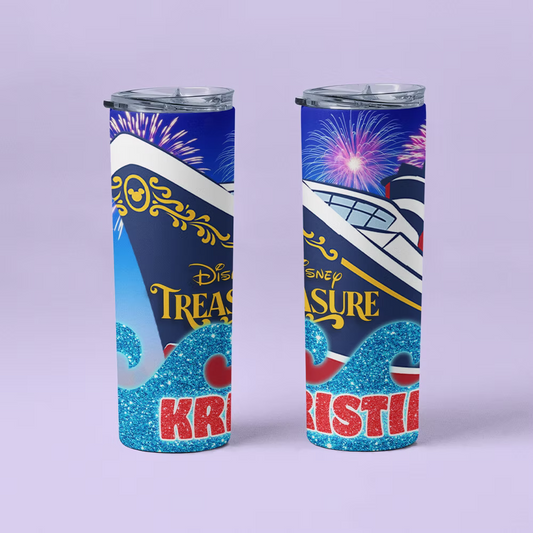 Disney Cruise Personalized Tumbler - Two Crafty Gays