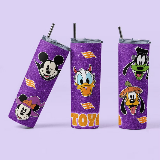 Disney Cruise Halloween Personalized Tumbler - Two Crafty Gays