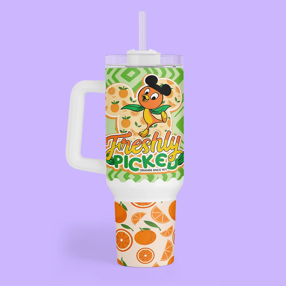 Disney Orange Bird 40 oz Tumbler - Two Crafty Gays