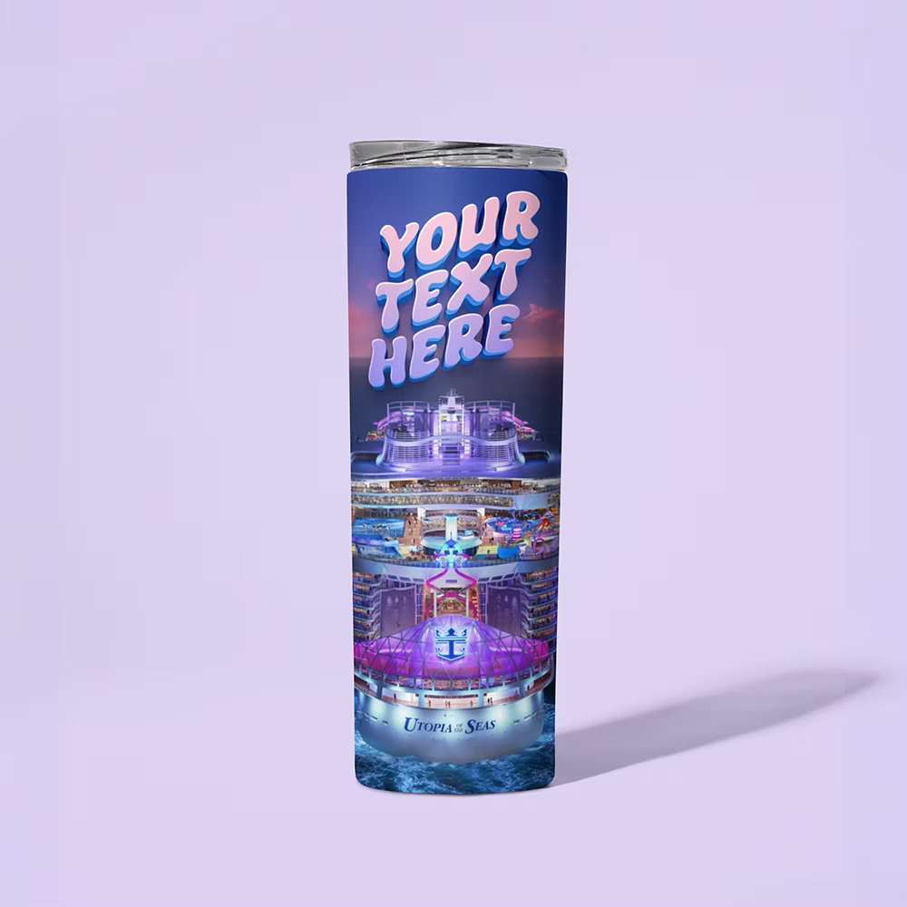Royal Caribbean Personalized Tumbler - Two Crafty Gays
