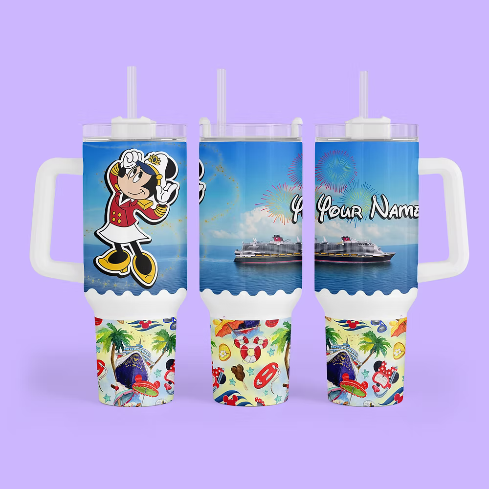 Disney Cruise 40 oz Quencher Tumbler - Two Crafty Gays