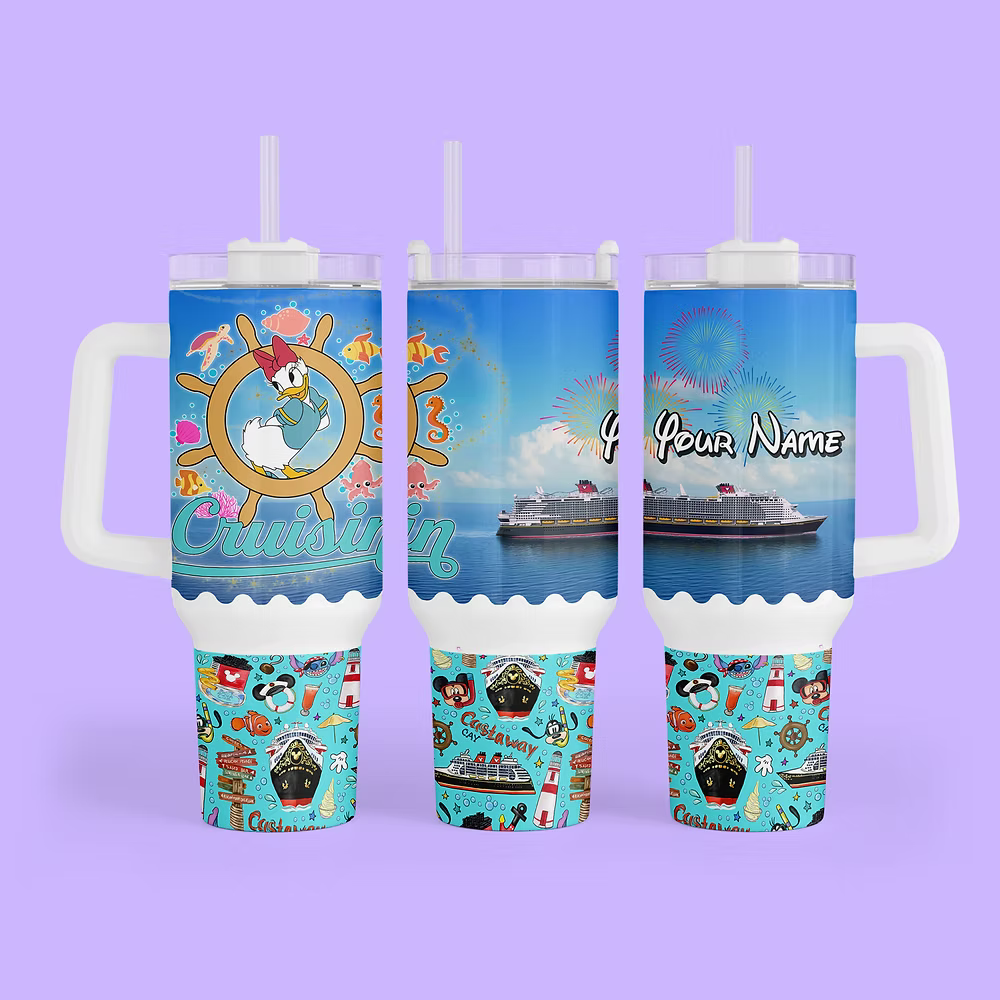 Disney Cruise 40 oz Quencher Tumbler - Two Crafty Gays