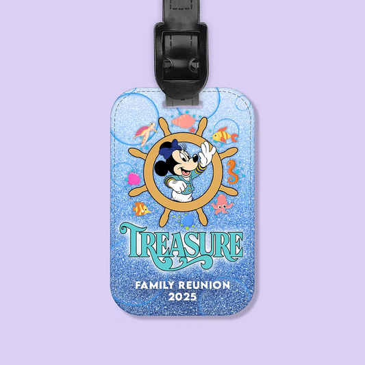 Disney Cruise Line Personalized Luggage Tag - Two Crafty Gays