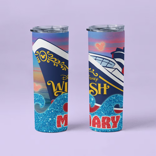 Disney Cruise Personalized Tumbler - Two Crafty Gays