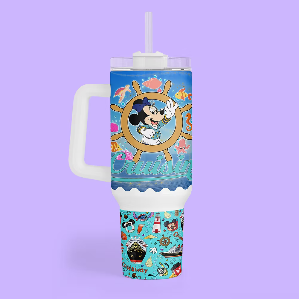Disney Cruise 40 oz Quencher Tumbler - Two Crafty Gays
