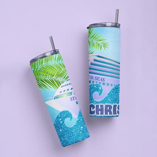 Royal Caribbean Personalized Tumbler - Two Crafty Gays