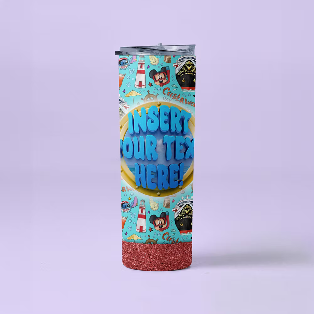 Disney Cruise Personalized Tumbler - Two Crafty Gays