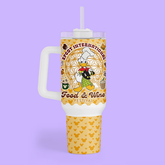 Disney Epcot 40 oz Tumbler - Food & Wine Festival - Two Crafty Gays