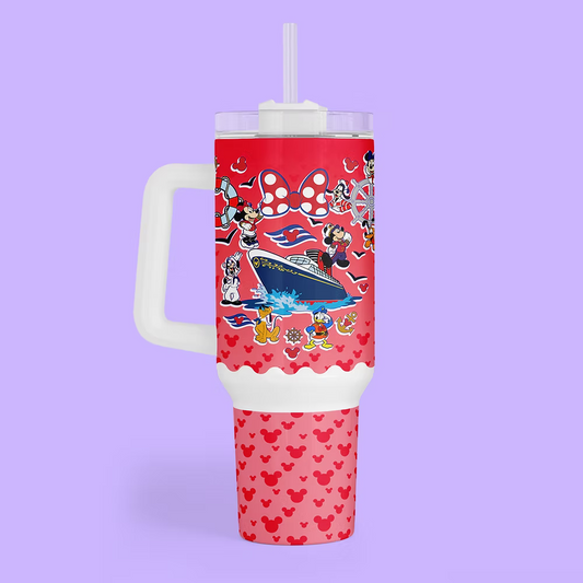 Disney Cruise 40 oz Quencher Tumbler - Two Crafty Gays