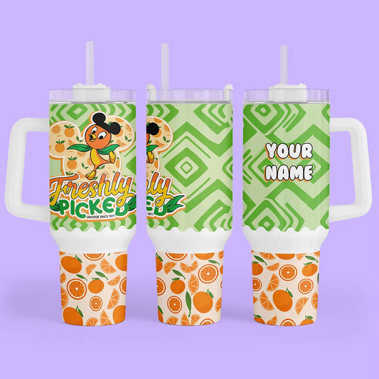 Disney Orange Bird 40 oz Tumbler - Two Crafty Gays