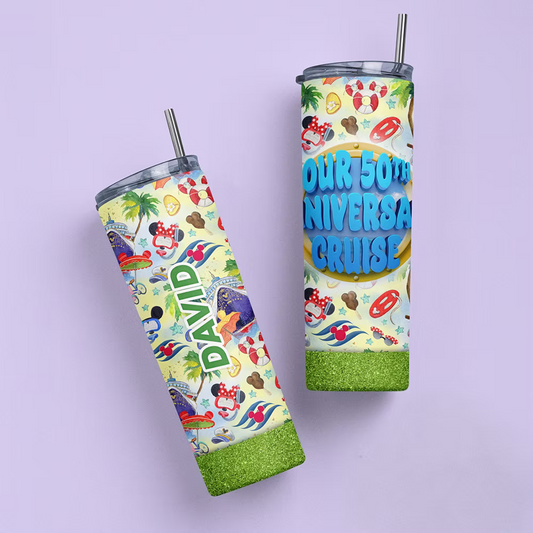 Disney Cruise Personalized Tumbler - Two Crafty Gays
