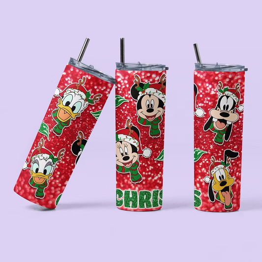 Disney Cruise Christmas Personalized Tumbler - Two Crafty Gays