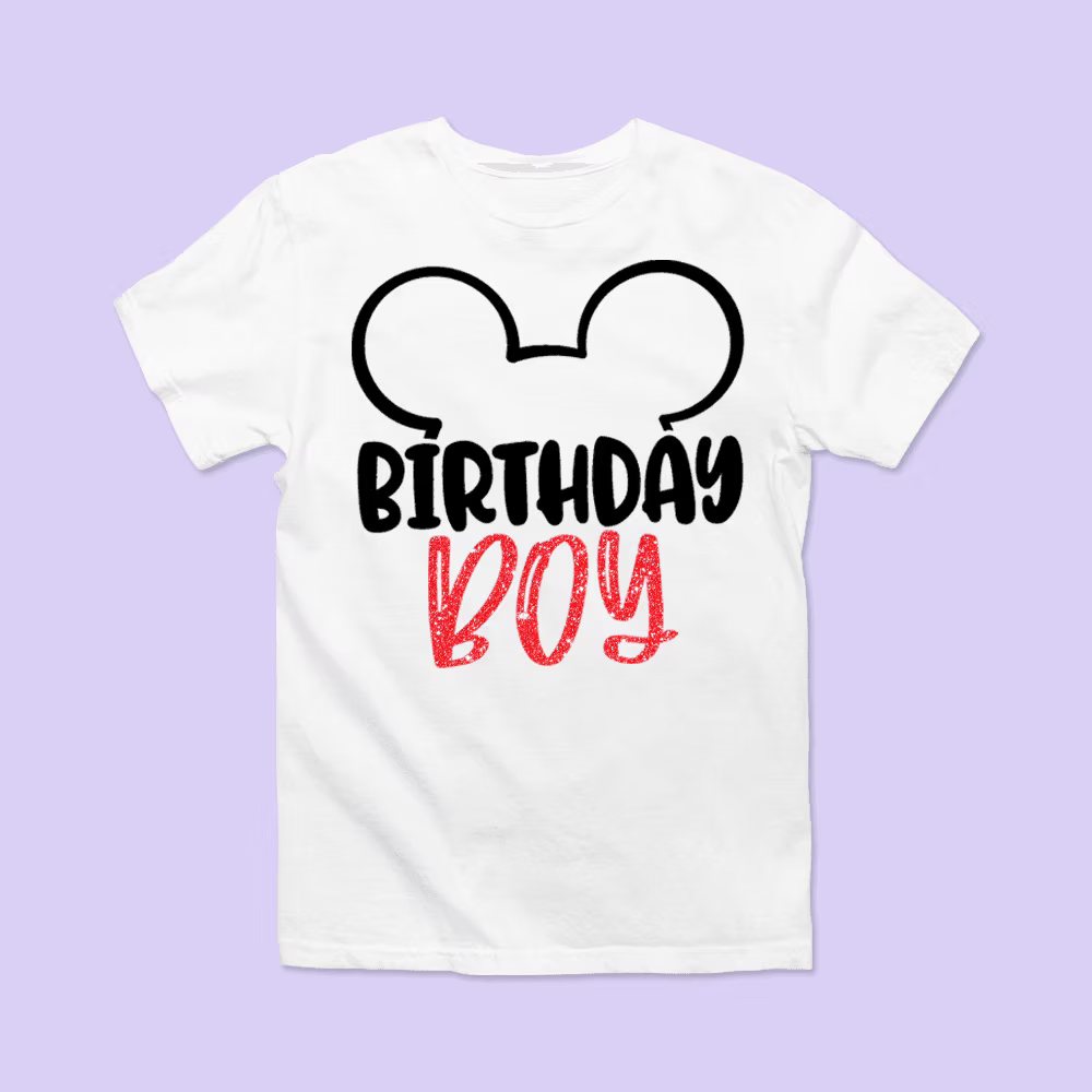 Disney Birthday Shirt - Birthday Boy - Two Crafty Gays