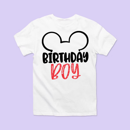 Disney Birthday Shirt - Birthday Boy - Two Crafty Gays