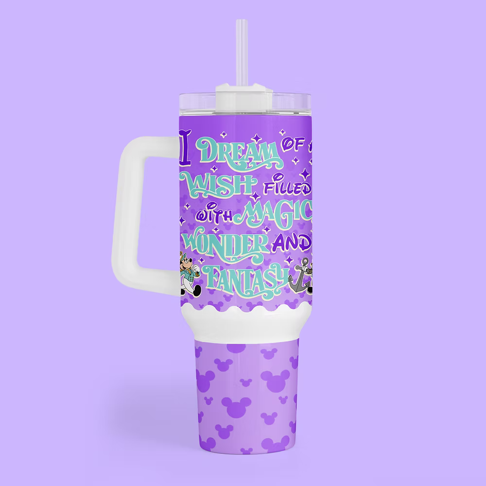 Disney Cruise 40 oz Quencher Tumbler - Ship Names - Two Crafty Gays