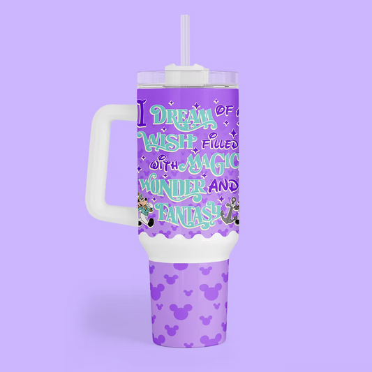 Disney Cruise 40 oz Quencher Tumbler - Ship Names - Two Crafty Gays