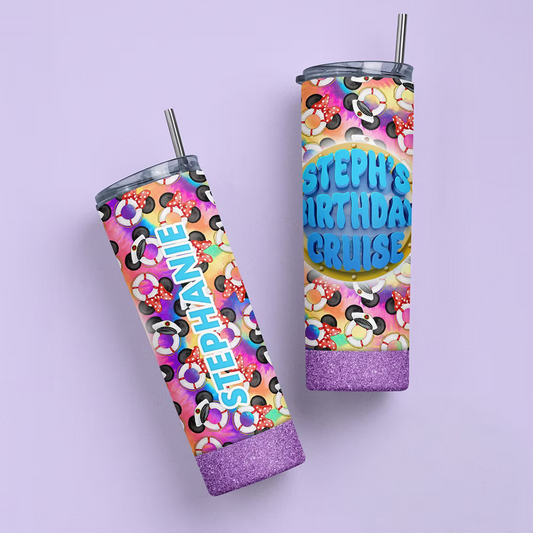 Disney Cruise Personalized Tumbler - Two Crafty Gays
