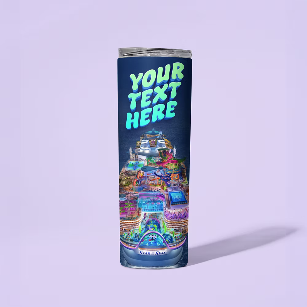 Royal Caribbean Personalized Tumbler - Two Crafty Gays