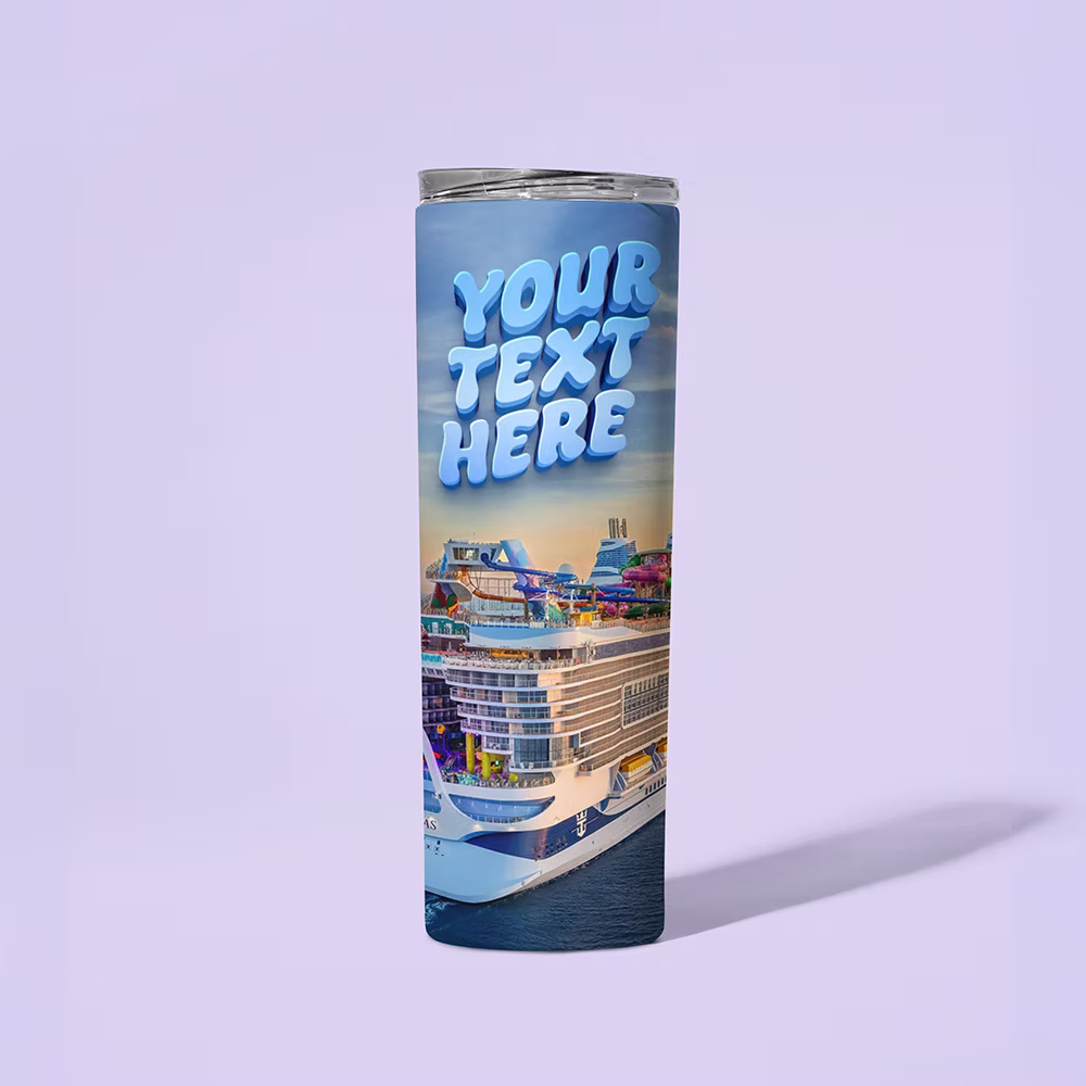 Royal Caribbean Personalized Tumbler - Two Crafty Gays