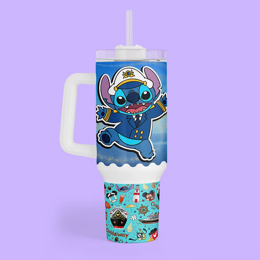 Disney Cruise 40 oz Quencher Tumbler - Two Crafty Gays