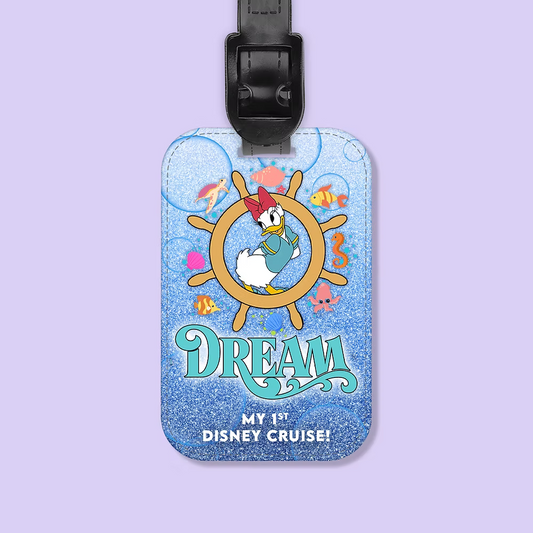 Disney Cruise Line Personalized Luggage Tag - Two Crafty Gays