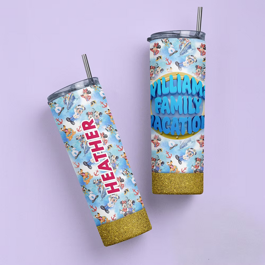 Disney Cruise Personalized Tumbler - Two Crafty Gays