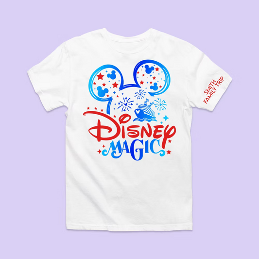 Disney Cruise Line Personalized Shirt - Magic - Two Crafty Gays