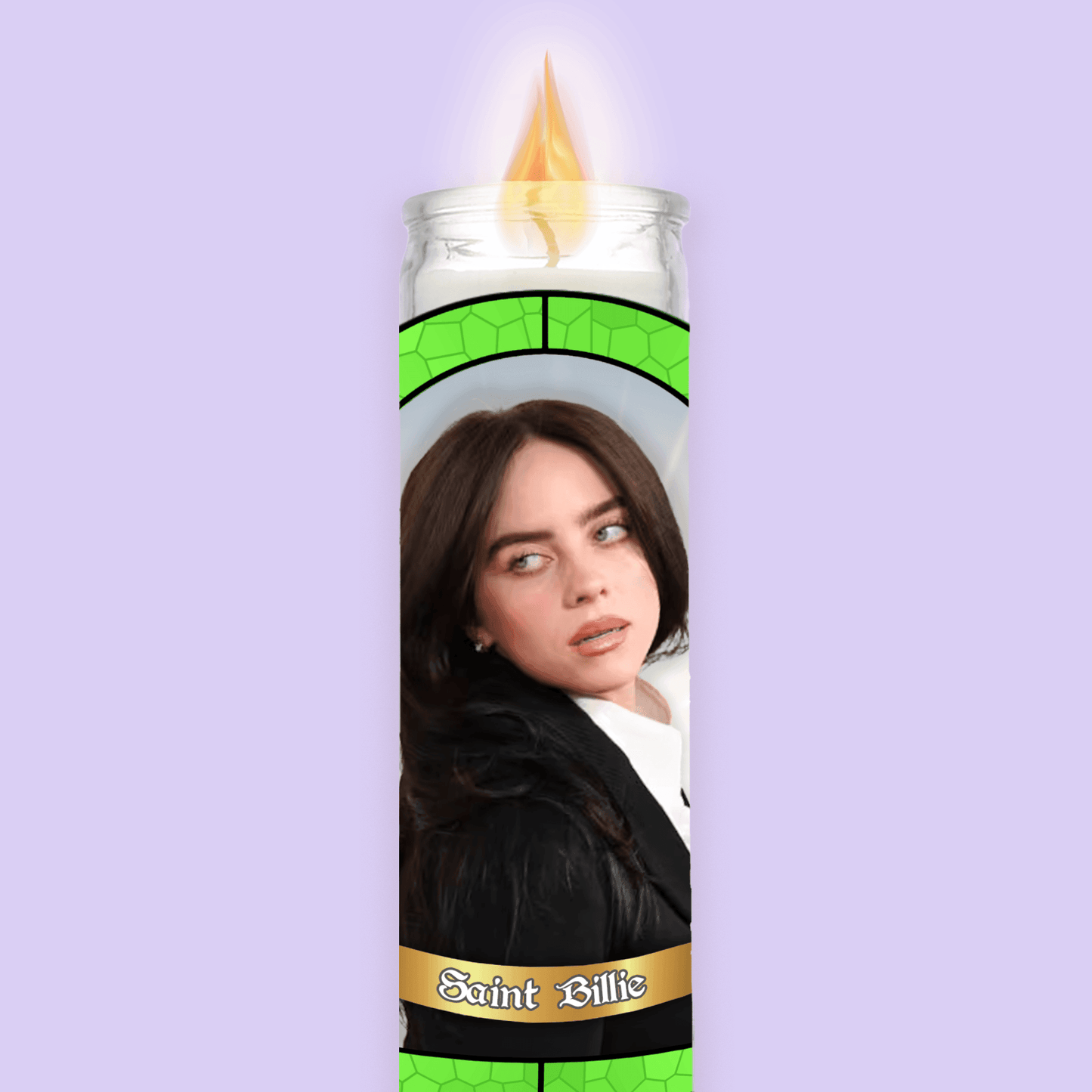Billie Eilish Prayer Candle image 0