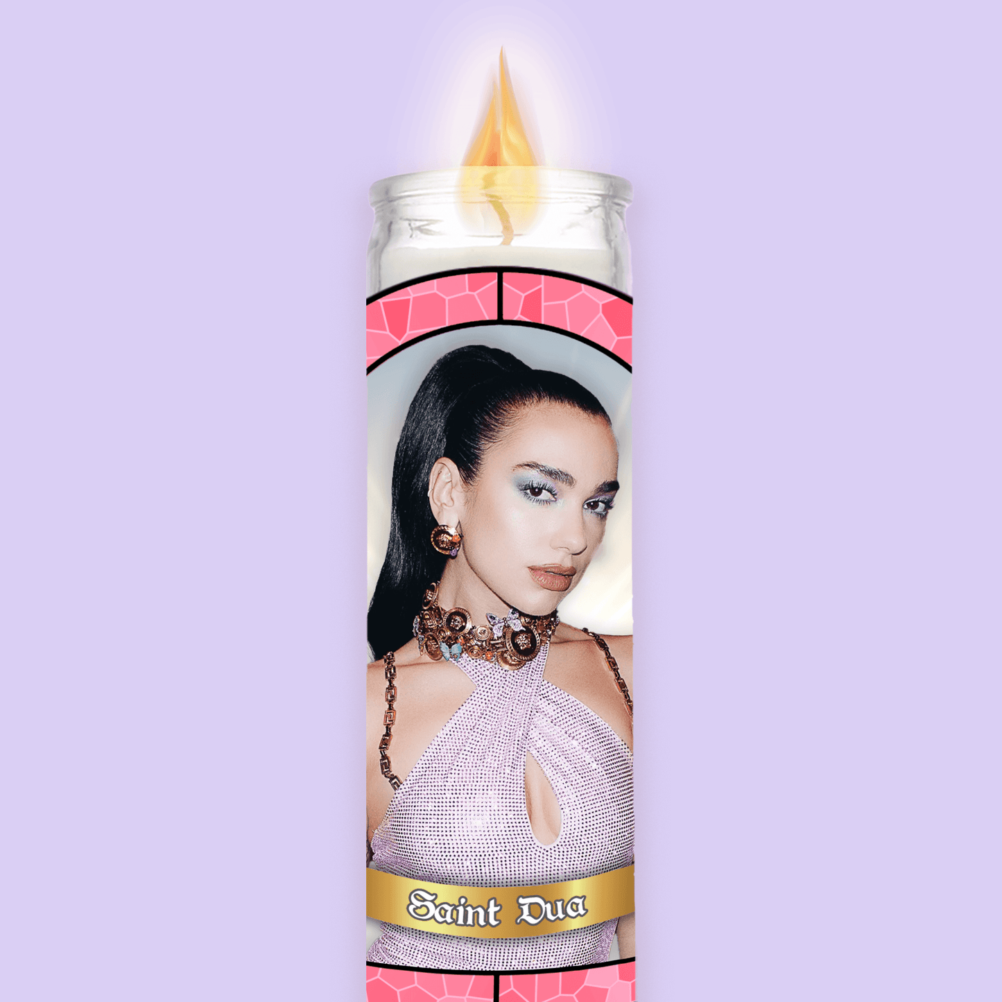 Dua Lipa Prayer Candle image 0