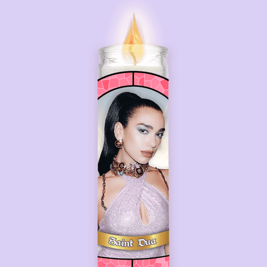 Dua Lipa Prayer Candle image 0