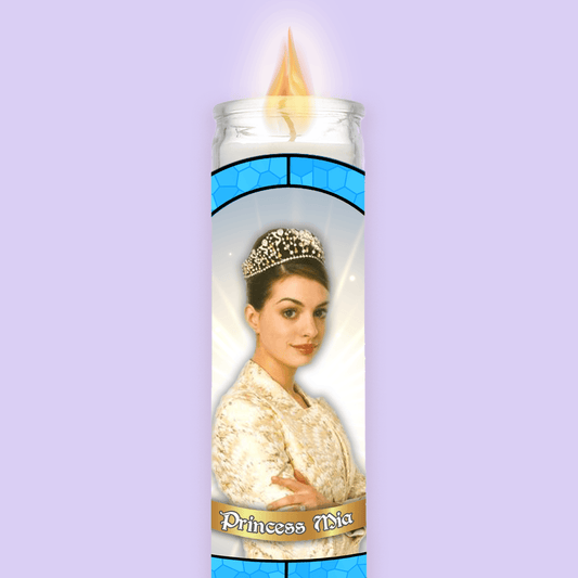 Princess Mia (from the Princess Diaries) Prayer Candle image 0