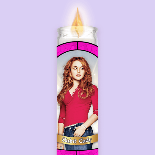 Mean Girls Prayer Candle - Cady (Lindsay Lohan) image 0