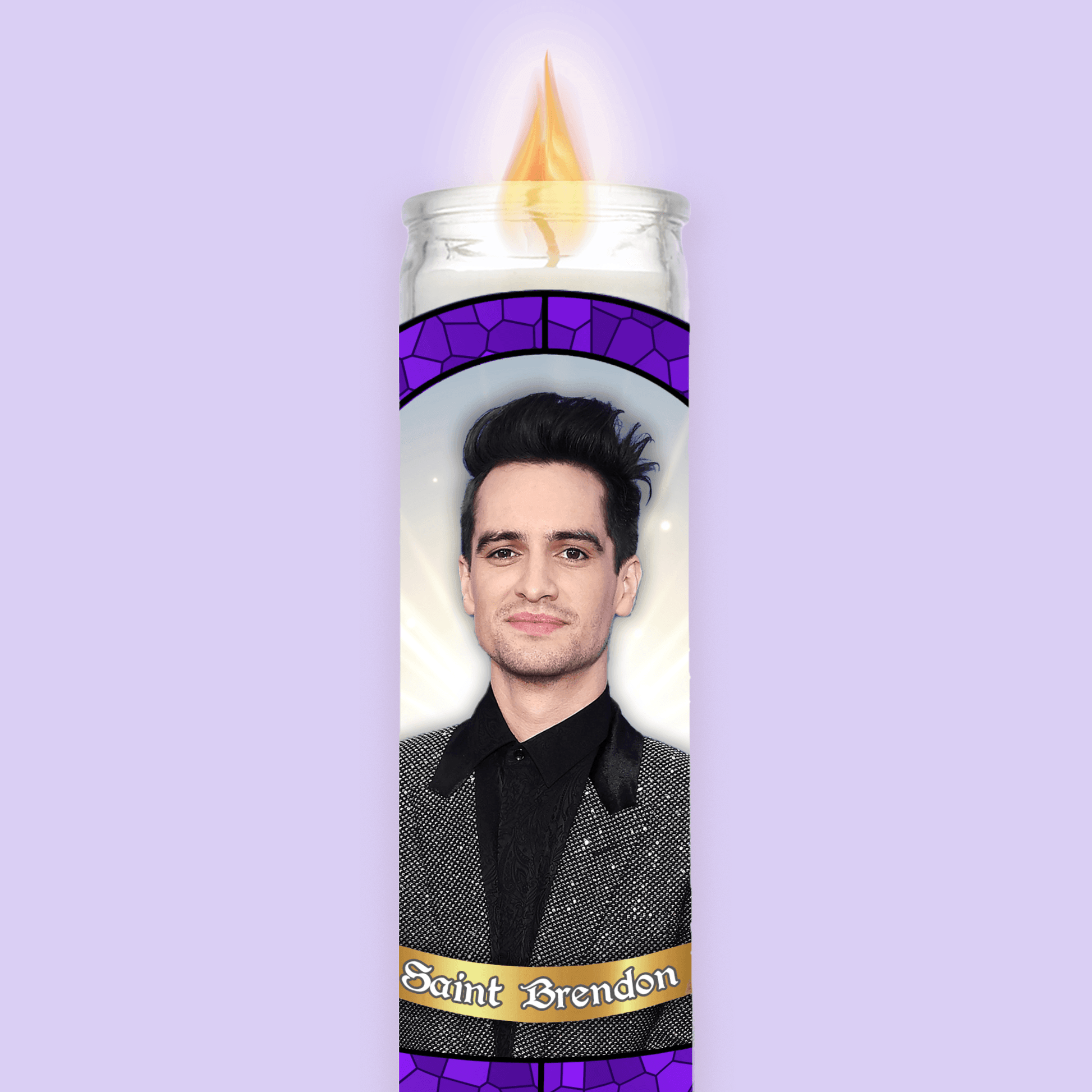 Brendon Urie Prayer Candle (from Panic!at the Disco) image 0