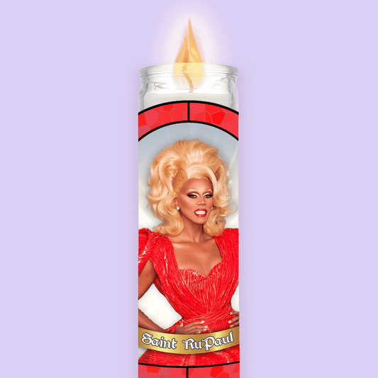 RuPaul Christmas Prayer Candle image 0