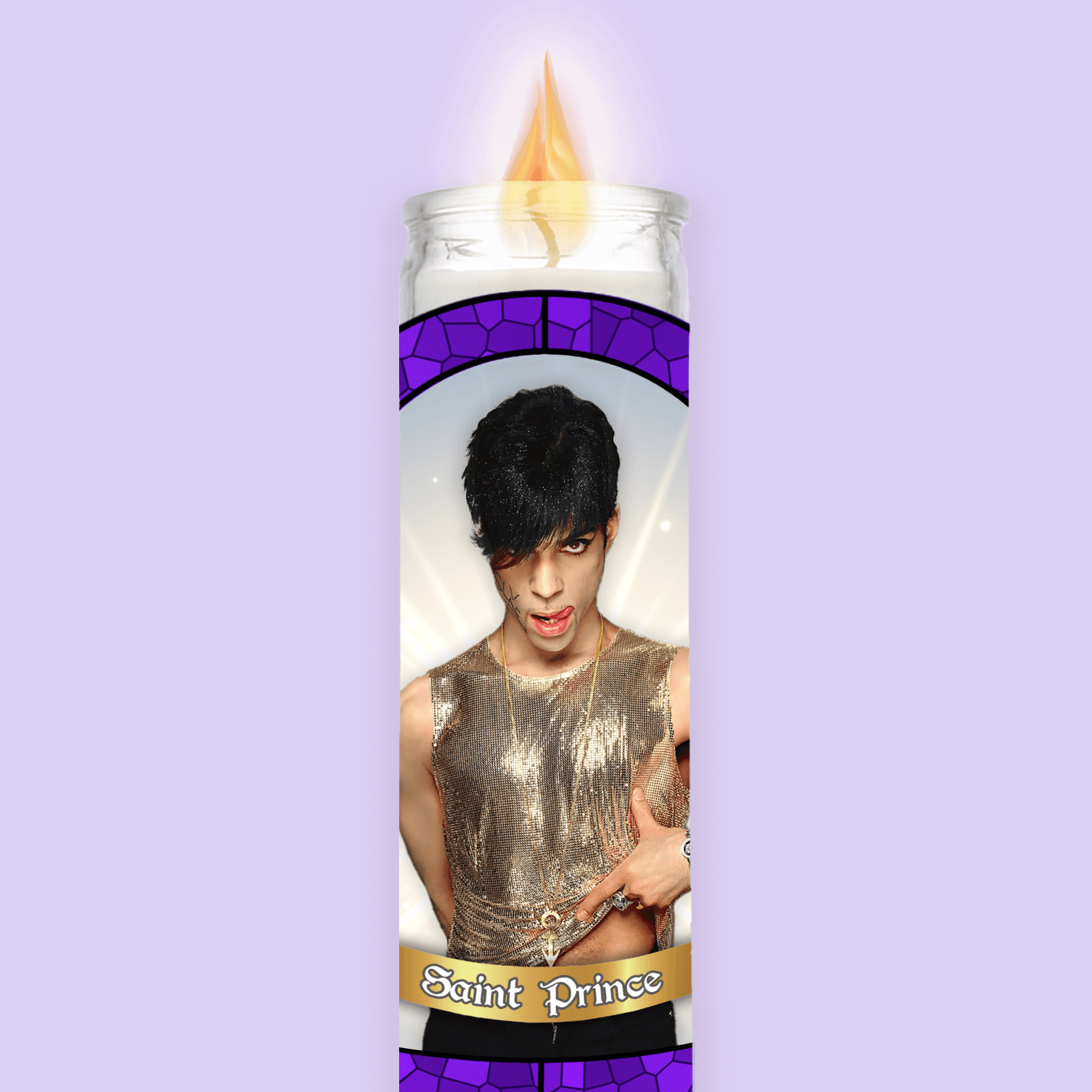Prince Prayer Candle image 0