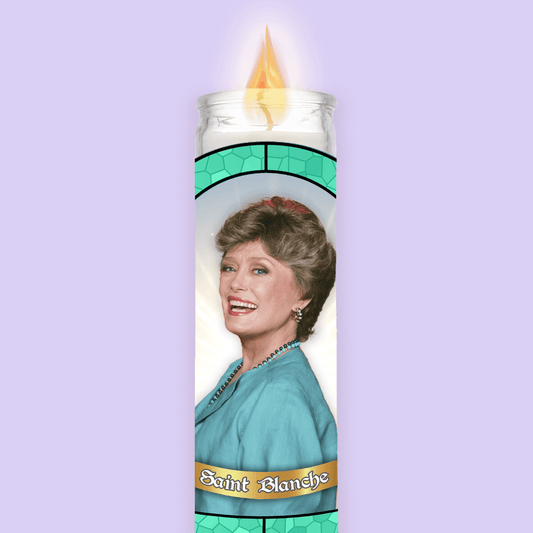Golden Girls Prayer Candle - Blanche image 0