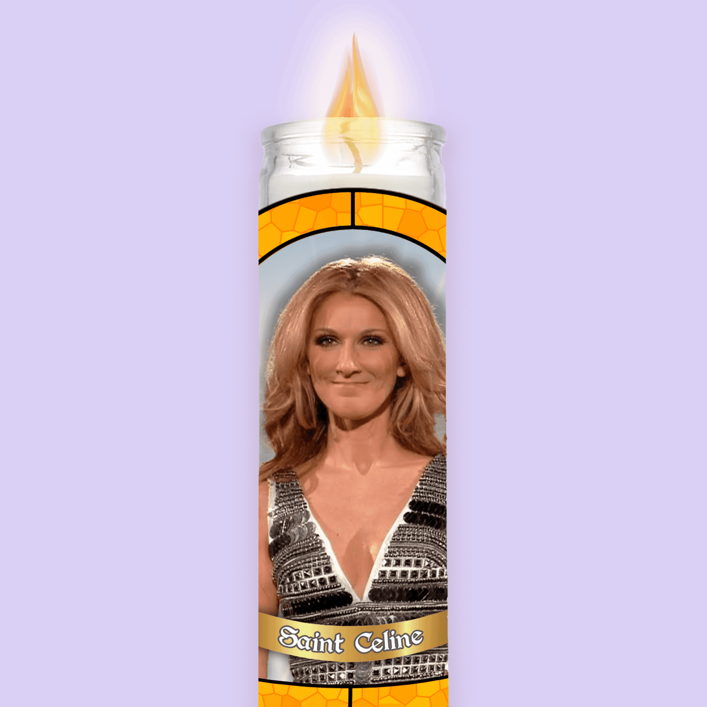 Celine Dion Prayer Candle image 0
