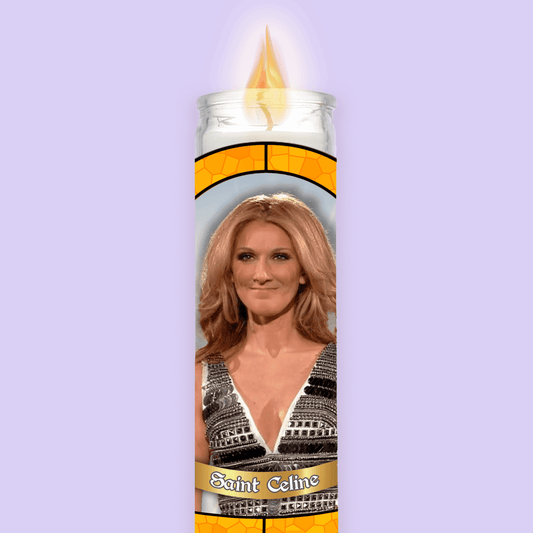 Celine Dion Prayer Candle image 0