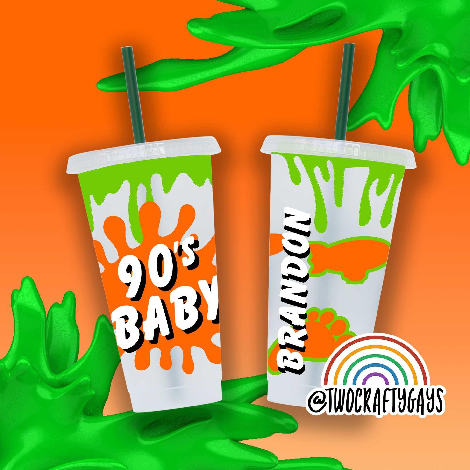 90's Baby Tumbler Cup - Two Crafty Gays